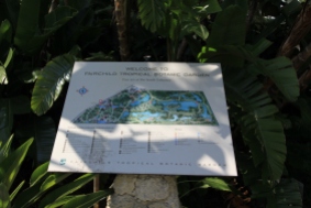 Mapa do Fairchild Tropical Garden....