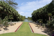 Um dos incríveis espaços... muitas pessoas fazem piquenique no Fairchild Tropical Garden....